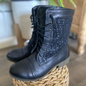 JustFab Combat Boots
